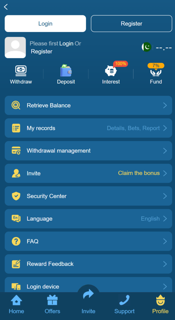 RR3 Game Player Dashboard